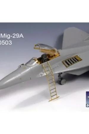 Mikoyan MiG-29A Photo etched details (includes Resin seat) (designed to be used with Italeri kits) Beperkte Voorraad