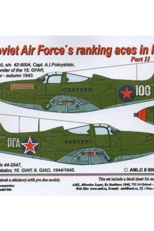 Sticker Soviet Aces in Kobras Part II Decal Bestel Nu