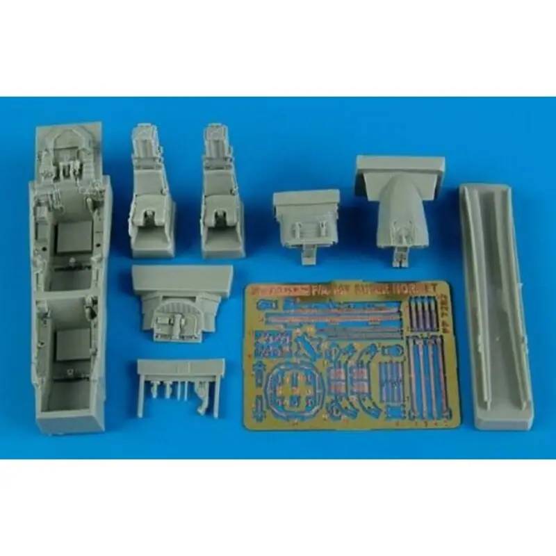 Boeing F/A-18E / F/A-18F Super Hornet cockpit set (designed to be used with Hasegawa kits) Seizoensaanbieding