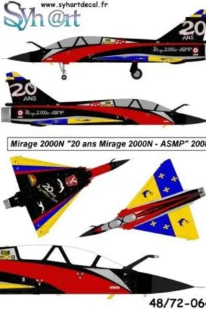 Superprijs Sticker Mirage 2000N 20ans Mirage 2000N ASMP EC1/4 Dauphinà 2008