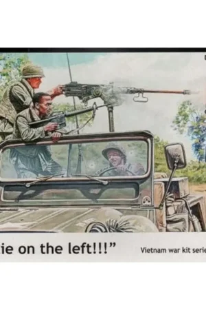 Exclusieve Aanbieding Charlie on the left' 3 x Jeep crew and 2 x Viet Cong Fighters - 5 Figures Set Figuren