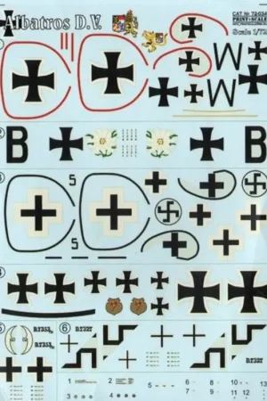 Sticker Albatros D.V Decal Direct Beschikbaar