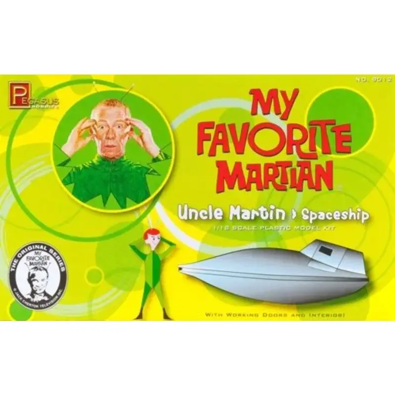 Fabrieksprijs Uncle Martin and Spaceship from classic TV show ′My Favorite Martian′ Schaalmodel