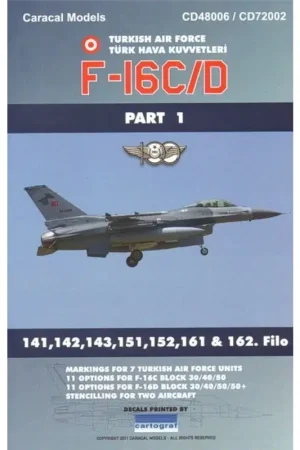 Sticker Lockheed-Martin F-16C/D Turkish Air Force Part 1. 22 very colorful options for Turkish Air Force Lockheed-Martin F-16C/D Voordeelprijs