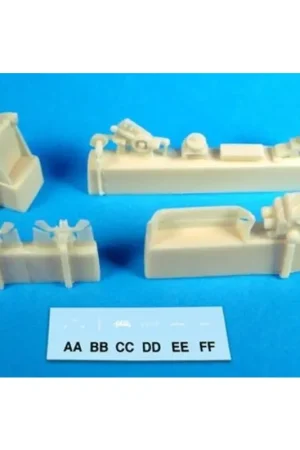 Supermarine Spitfire Cockpit Upgrade Part II, (toebehoren voor modelbouwsets van Tamiya) This little upgrade set consists of a s Beperkte Voorraad
