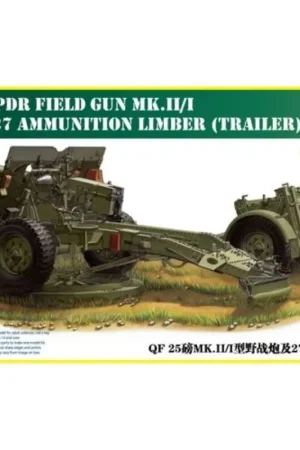 Meest Verkocht QF 25pdr Field Gun Mk. II/I Schaalmodel