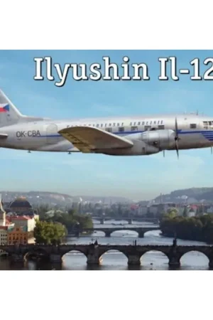 Gratis Retour Ilyushin IL-12 Czech version Schaalmodel