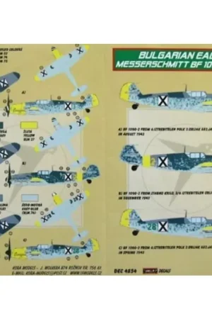 Nu Kopen Sticker Messers. Bf 109 G-2 Strela (Bulgaria) Decal