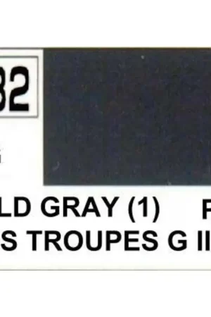 H032 German Troops Grey gloss Acrylverf Op = Op
