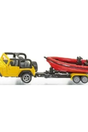 Jeep with Boat Miniatuur Meest Verkocht