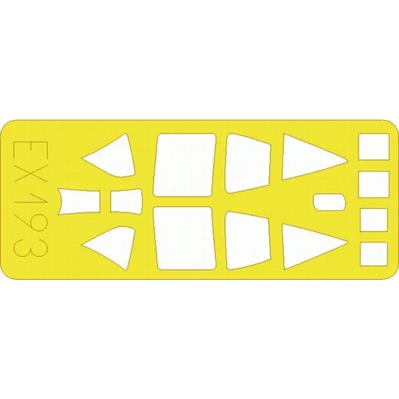 Merkproduct Nakajima Ki-43 II Oscar (toebehoren voor modelbouwsets van Hasegawa) (made from yellow Kabuki tape produced in Japan)
