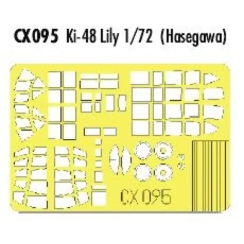 Op = Op Kawasaki Ki-48 Lily (toebehoren voor modelbouwsets van Hasegawa) (made from yellow Kabuki tape produced in Japan)