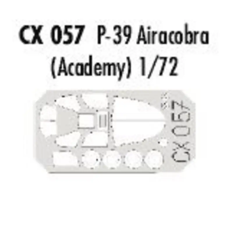 Bell P-39 Airacobra (toebehoren voor modelbouwsets van Academy) (made from yellow Kabuki tape produced in Japan) Direct Beschikbaar