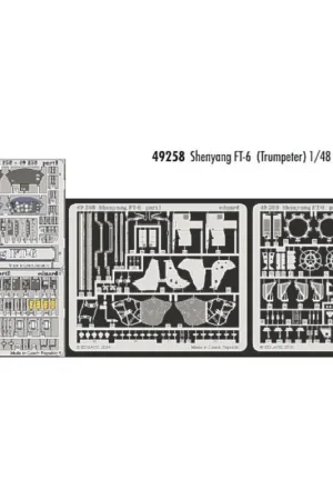 Express Levering Shenyang FT-6 PRE-PAINTED IN COLOUR! (toebehoren voor modelbouwsets van Trumpeter)