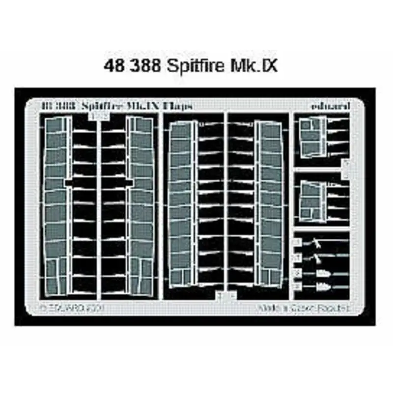 Betaalbaar Supermarine Spitfire Mk.IX flaps (toebehoren voor modelbouwsets van Hasegawa) Accessoire