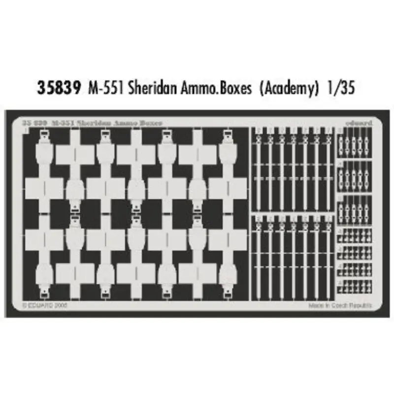 M551 Sheridan ammunition boxes (toebehoren voor modelbouwsets van Academy) Accessoire Actieprijs