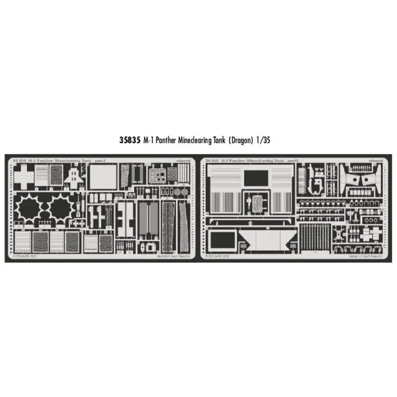 Nu Kopen M1 Panther mine clearing tank (toebehoren voor modelbouwsets van Dragon) Accessoire