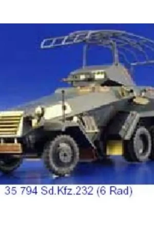 Sd.Kfz.232 (6rad) (toebehoren voor modelbouwsets van Italeri) Accessoire Gratis Retour