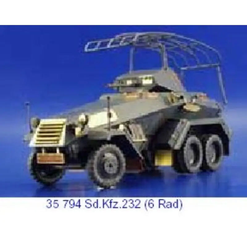 Sd.Kfz.232 (6rad) (toebehoren voor modelbouwsets van Italeri) Accessoire Gratis Retour