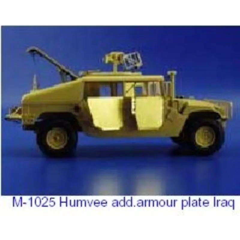 M1025 Humvee armour plate. Additional for Iraq (toebehoren voor modelbouwsets van Tamiya) Laatste Versie