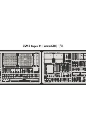 Leopard A4 (toebehoren voor modelbouwsets van Tamiya TA35112) Accessoire Betaalbaar