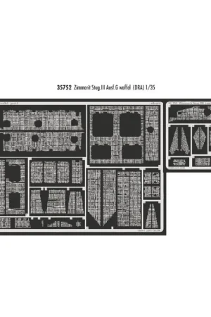 Sturmgeschutz III Ausf.G zimmerit (waffle) (toebehoren voor modelbouwsets van Dragon) Nu Kopen