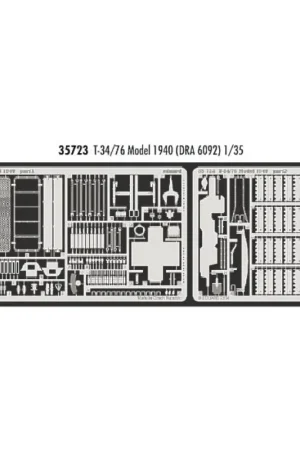 T-34/76 Model 1940 (toebehoren voor modelbouwsets van Dragon DN6092) Accessoire Snelle Levering