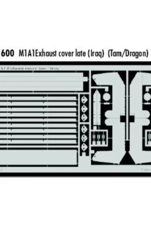 Uitverkoop M1A1 exhaust cover late Iraq (toebehoren voor modelbouwsets van Dragon and Tamiya)