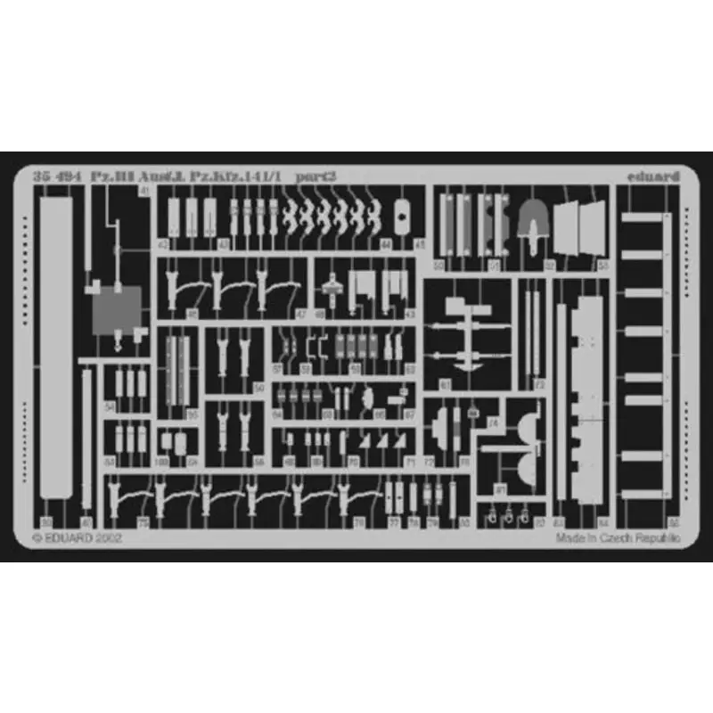 Shop Nu Pz.Kpfw.III Ausf.L Pz.Kfz.141/1 (toebehoren voor modelbouwsets van Tamiya kit TA35212)