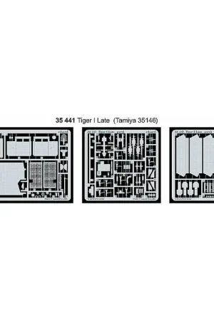 Gratis Retour Pz.Kpfw.VI Tiger I Late (toebehoren voor modelbouwsets van Tamiya kit TA35146) Accessoire