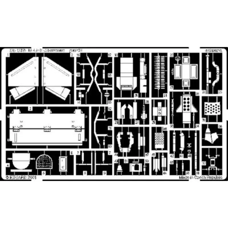 Populair M4A3 Sherman (toebehoren voor modelbouwsets van Tamiya) Accessoire