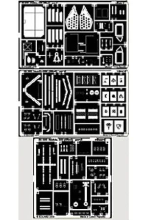 Superprijs Sd.Kfz.232 8 Rad detail set (toebehoren voor modelbouwsets van Tamiya) Accessoire