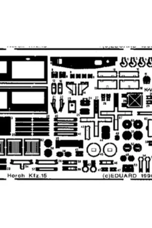 Lage Kosten Horch Kfz.15 (toebehoren voor modelbouwsets van Italeri) Accessoire
