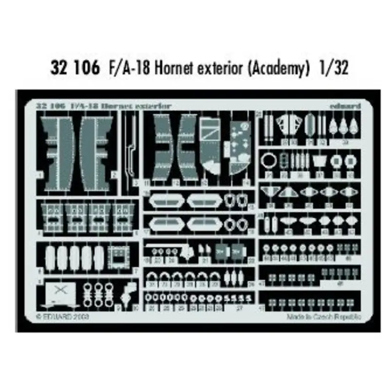 Dagaanbieding McDonnell Douglas F/A-18 Hornet exterior (toebehoren voor modelbouwsets van Academy)