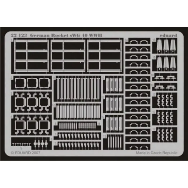 Premium Rocket sWG 40 WWII (toebehoren voor modelbouwsets van Dragon) Accessoire