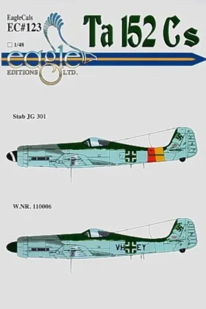 Sticker Focke Wulf Ta 152Cs Decal Hete Deal