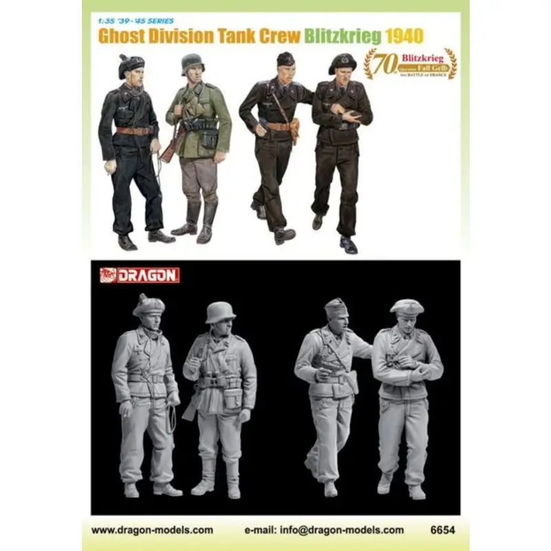 Ghost Division Tank Crew Blitzkrieg 1940 Figuren Direct Verzonden