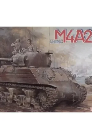 US Marines Sherman M4A2(W) Pacific. Schaalmodel Op = Op