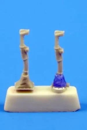 Fabrieksprijs Messerschmitt Bf 109/E/F/G/K Control Column (2 pcs) (toebehoren voor modelbouwsets van Eduard and Hasegawa)