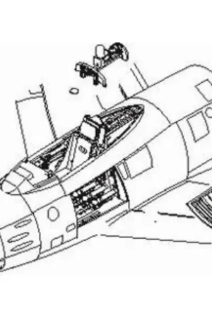 Hete Deal North American F-86F Sabre interior (toebehoren voor modelbouwsets van Academy) Accessoire