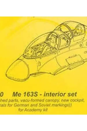 Messerschmitt Me 163S conversion (toebehoren voor modelbouwsets van Academy) Accessoire Lage Kosten