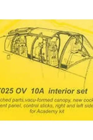 Korting Grumman OV-10A interior (toebehoren voor modelbouwsets van Academy) Accessoire