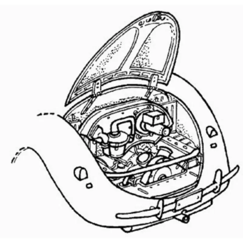 VW/Volkswagen 87 engine (toebehoren voor modelbouwsets van Czech Master) Accessoire Fabrieksprijs