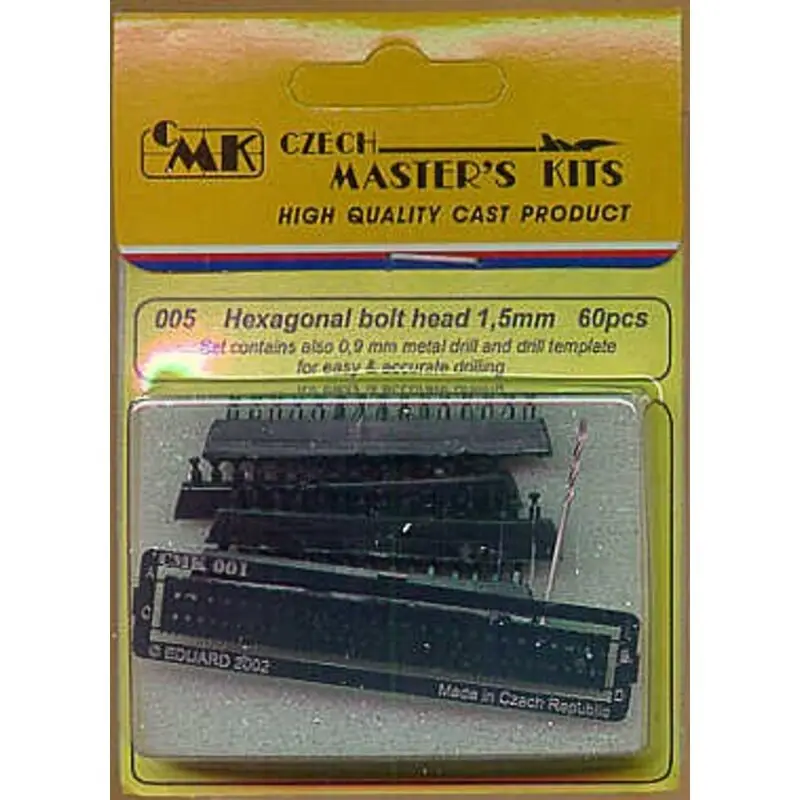 Hexagonal bolt head 15mm x 60 inc 09mm drill & template Accessoire Koop Online