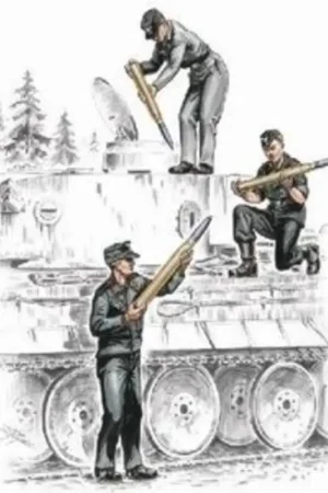 Direct Verzonden German Armourers for Pz.Kpfw.VI Tiger I (3 figures) Figuren