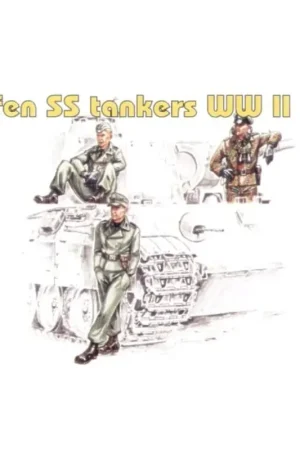Gecertificeerd Waffen SS tankers WWII Figuren