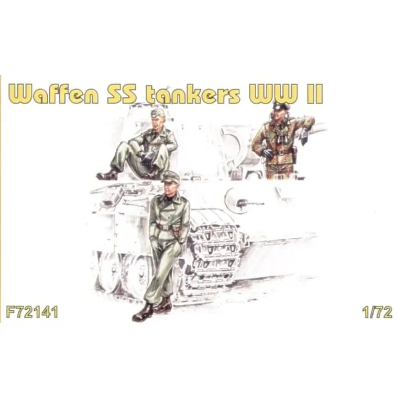 Gecertificeerd Waffen SS tankers WWII Figuren