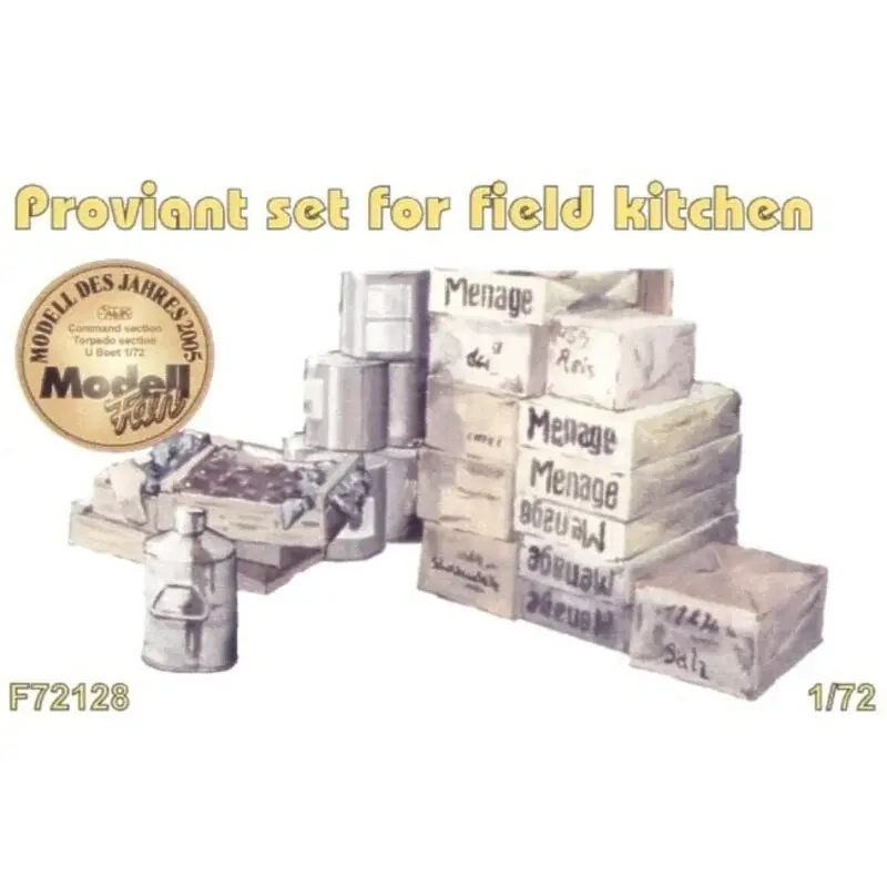 Field Kitchen provisions set. Could also be useful provisions for loading on to the U-Boat Type VIIc (toebehoren voor modelbouws Populair