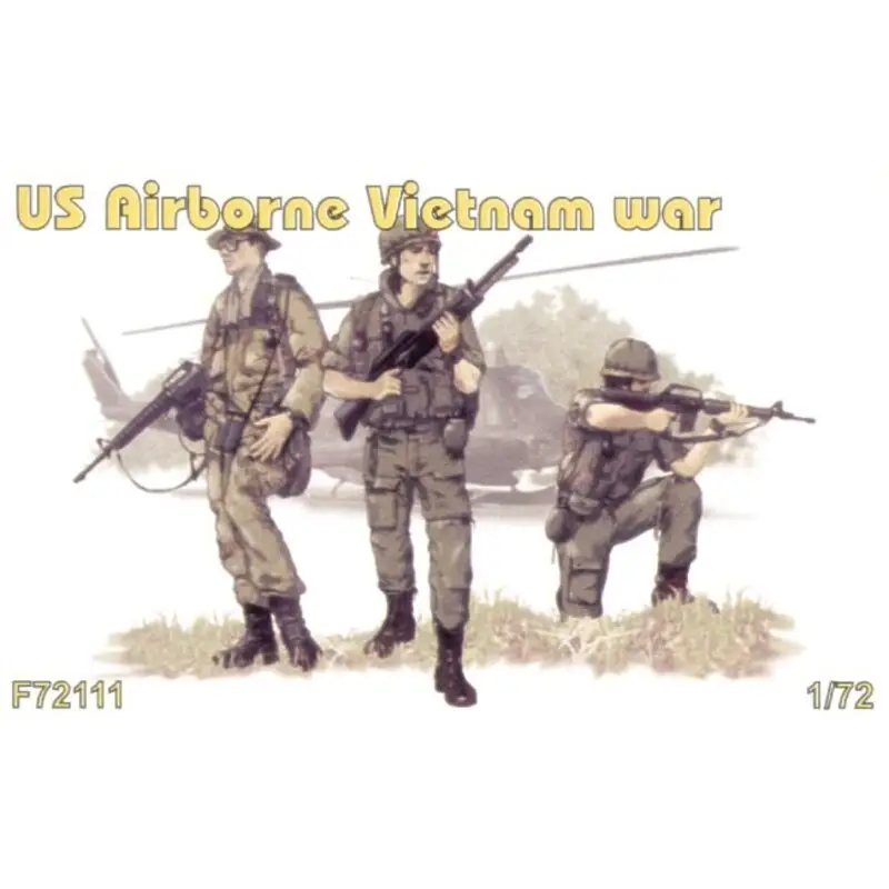 US Airborne Vietnam war x 3 Figuren Op = Op