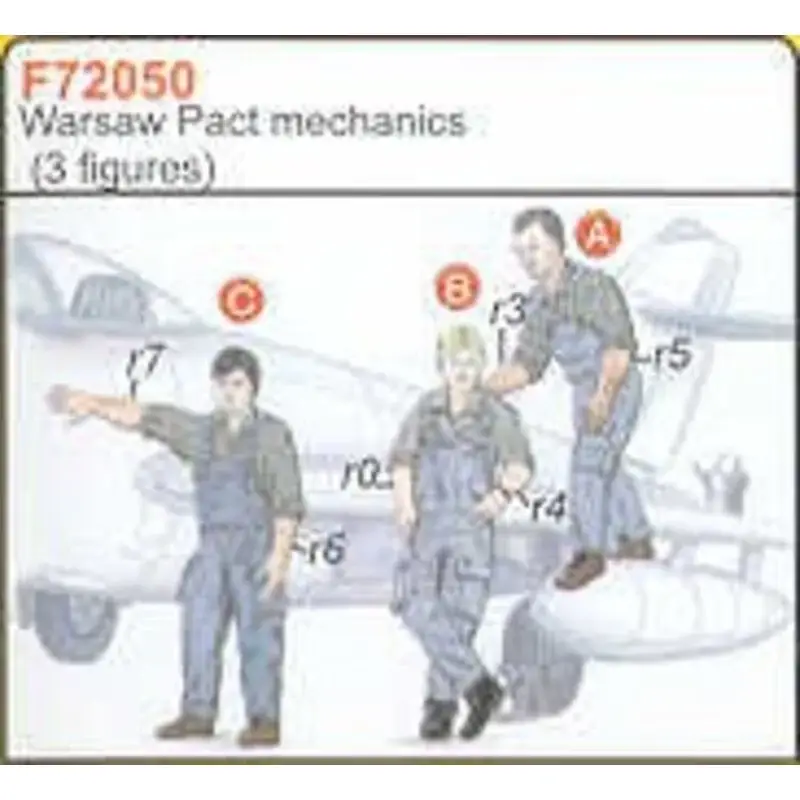 3 Warsaw Pact Mechanics Figuren Beperkte Voorraad